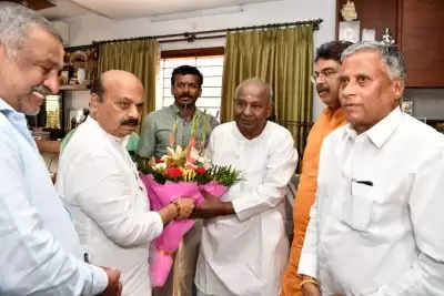 मुख्यमंत्री बोम्मई ने पूर्व प्रधानमंत्री देवगौड़ा से मुलाकात की